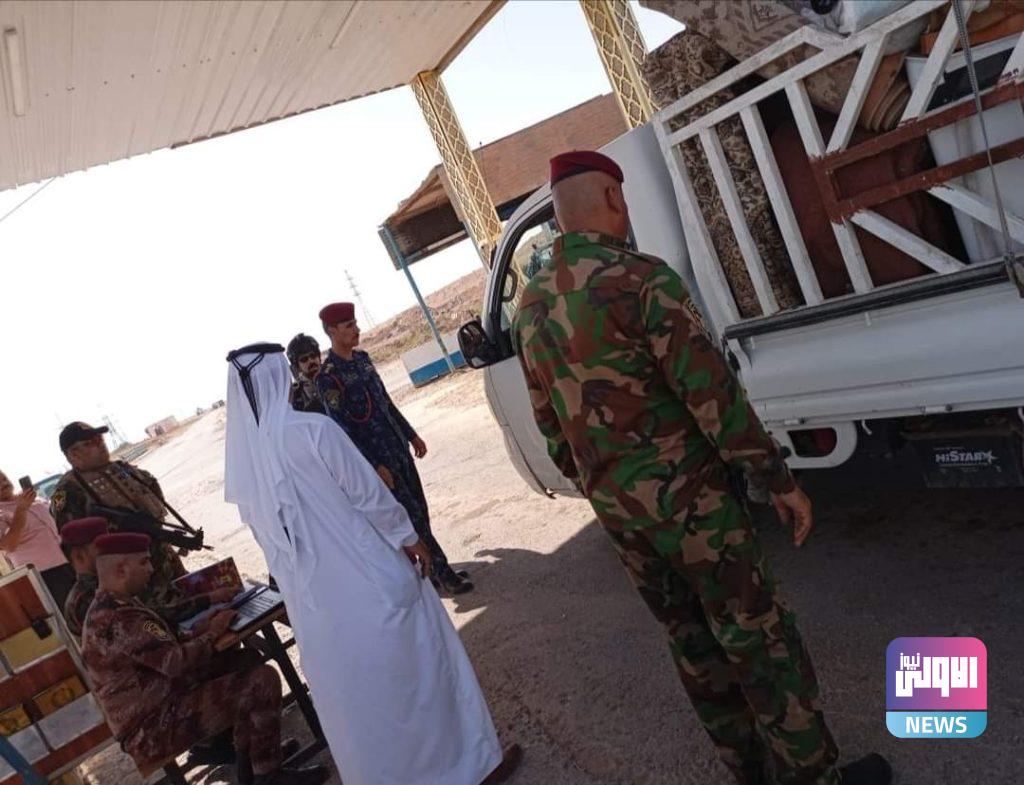 الشرطة الاتحادية تسهم في تأمين عودة ( 17 ) عائلة نازحة إلى مناطقهم في كركوك 8 FB IMG 1631901686345
