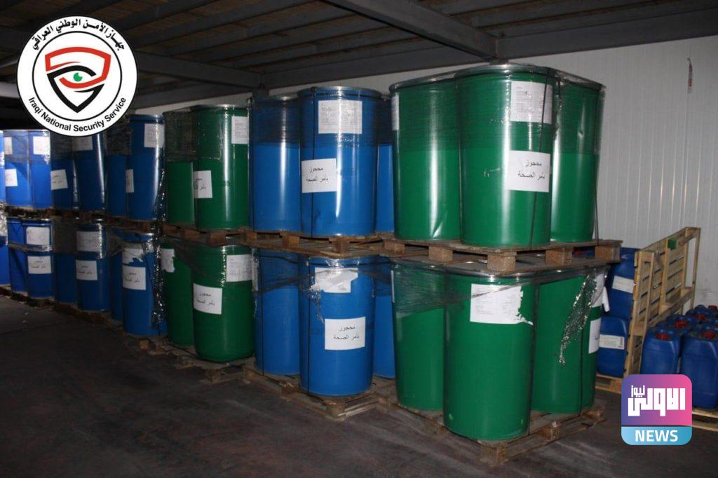 كركوك .. ضبطُ 27 طناً من المواد الاولية الفاسدة التي تدخل في صناعة العصائر 6 IMG 20210928 WA0031