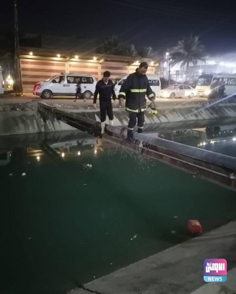 الدفاع المدني تنقذ عدد من الزائرين بعد سقوط حافلتهم في نهر الحسينية (صور) 12 IMG ٢٠٢١٠٩٢٨ ٢٣٠٦٣٥