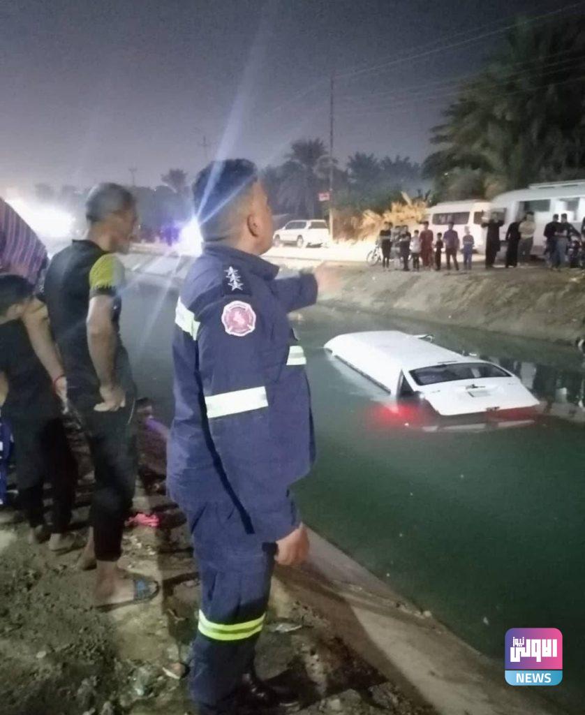 الدفاع المدني تنقذ عدد من الزائرين بعد سقوط حافلتهم في نهر الحسينية (صور) 13 IMG ٢٠٢١٠٩٢٨ ٢٣٠٦٤٥