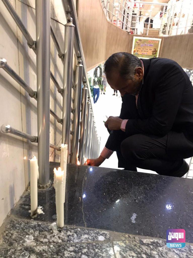 ايقاد الشموع على ارواح ضحايا تفجير الكرادة بعد القبض على الارهابي الزوبعي (صور) 9 2EC30DA7 D1B3 410E 9860 771242239497