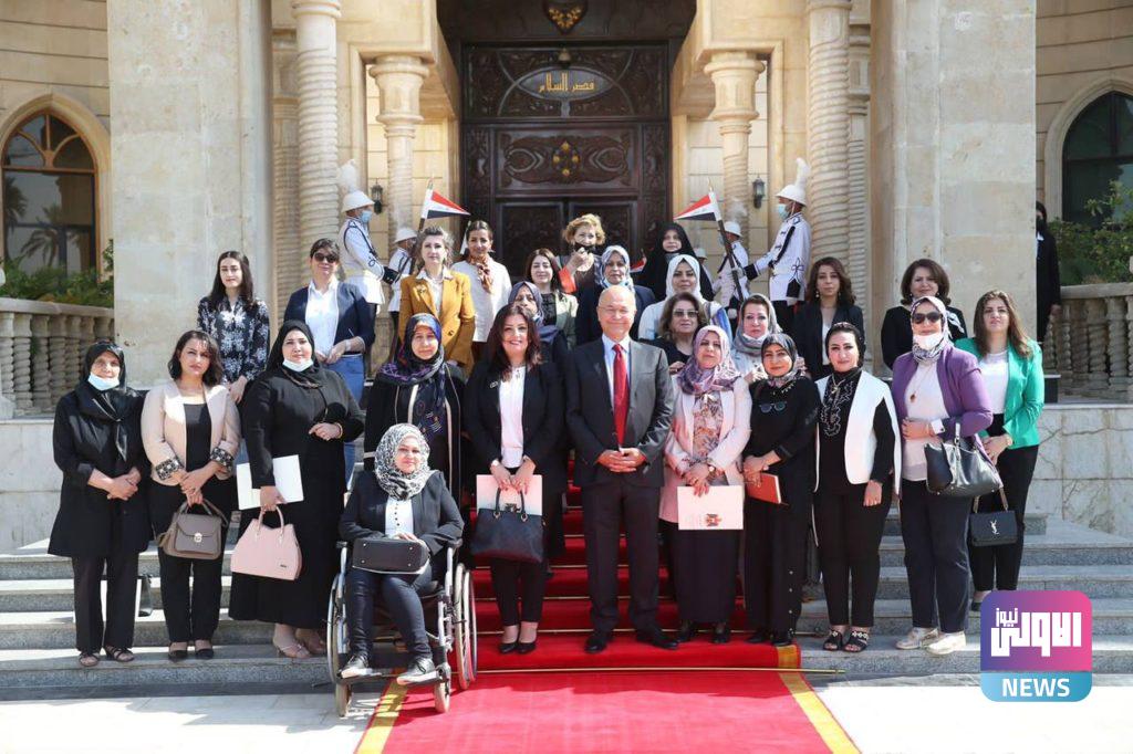 رئيس الجمهورية د. برهم صالح يستقبل عدد من الناشطات المدنيات 4 B296A521 547C 48F0 9AC3 B5BAA4C973E8