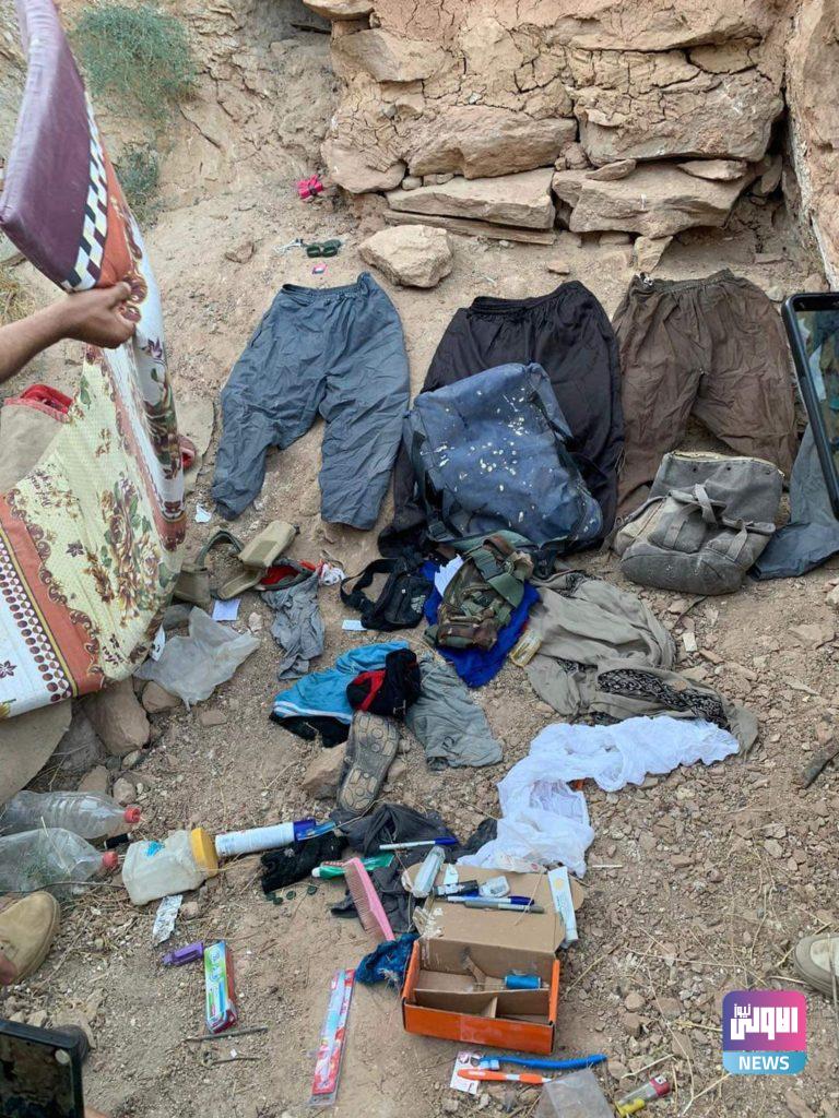 حرق وتدمير وكر لداعش في جبال مكحول 16 FB IMG 1634493022000