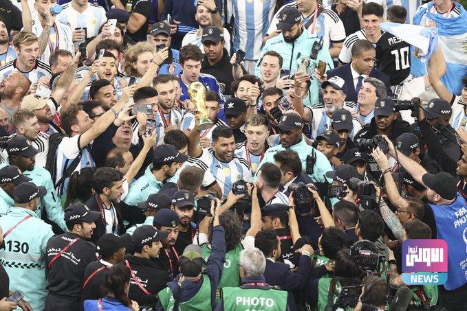 1671400888 135 بالصور أجويرو يحتفل بلقب كأس العالم